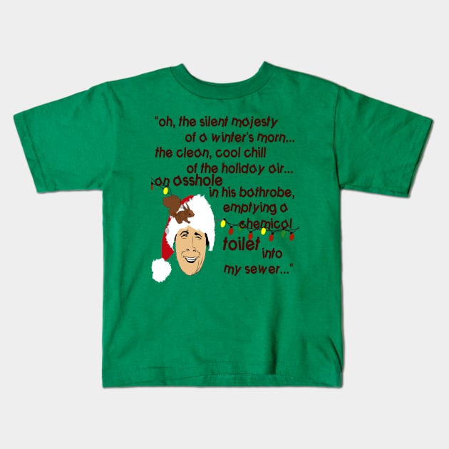 Clark Griswold Rant Kids T-Shirt by PoetandChef